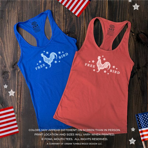 "FREE BIRD" Rooster Tank – PREORDER - Image 4