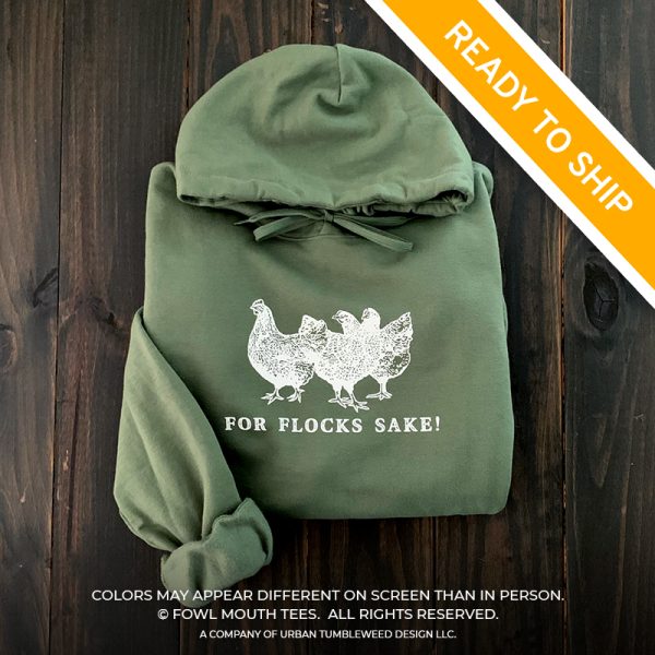 Ready to Ship! For Flocks Sake Worker's Hoodie - 1 SIZE S LEFT!