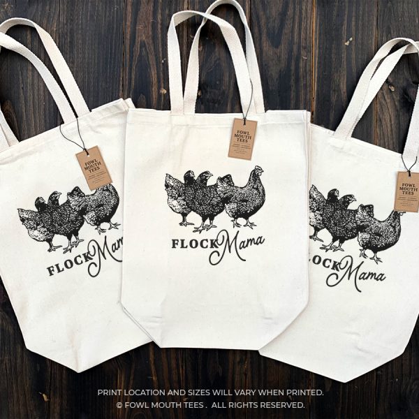Ready to Ship! Flock Mama Canvas Tote Bag