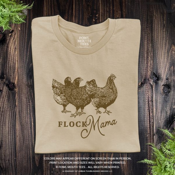 Ready to Ship! Flock Mama LIMITED "Greige" or Brown Ink on Cream - SIZES 2XL LEFT! - Image 2