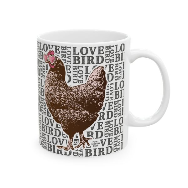 Love Bird in Soft Black – Ceramic Mug 11oz
