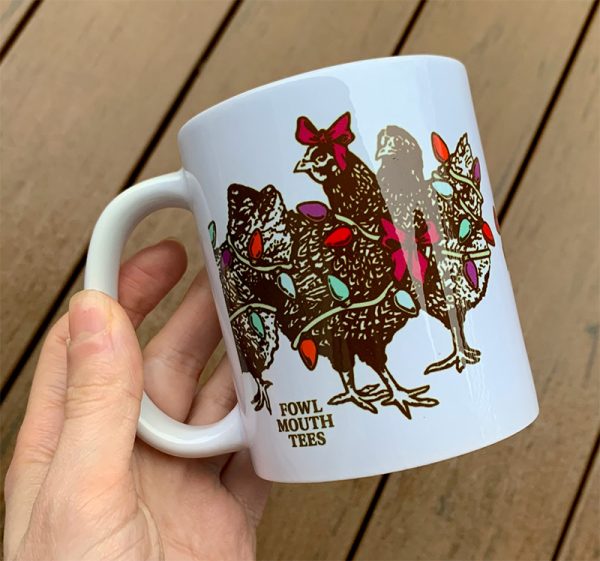 Deck the Fowl - Prototype Mugs