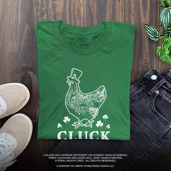 Ready to Ship! Cluck o' the Irish St. Patrick's Day Design - Image 3