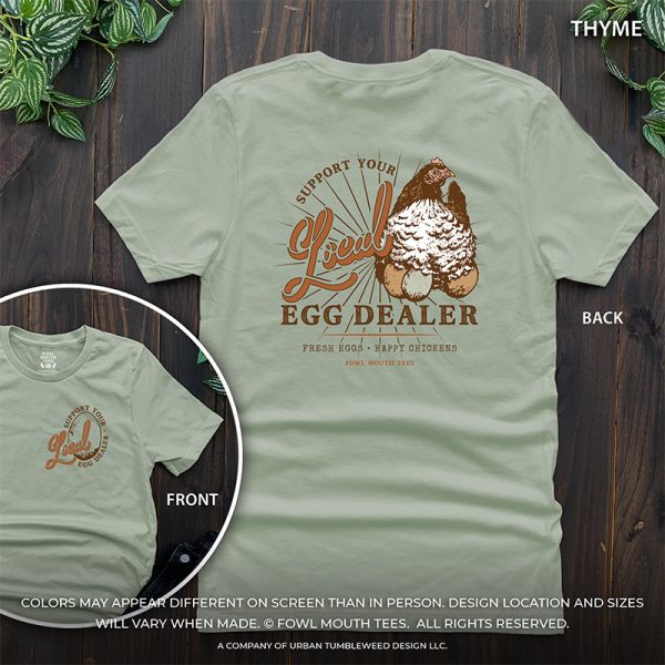 PRE-ORDER! Support Your Local Egg Dealer - Tshirts - Image 4